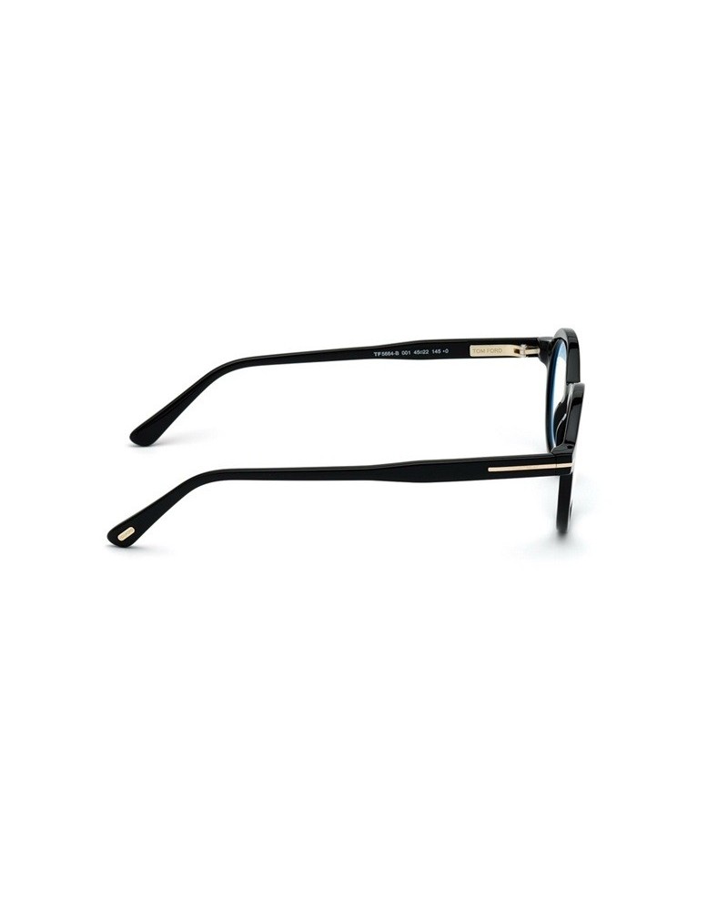 Okulary korekcyjne Tom Ford FT 5664-B 45 001 Czarne Unisex Owalne