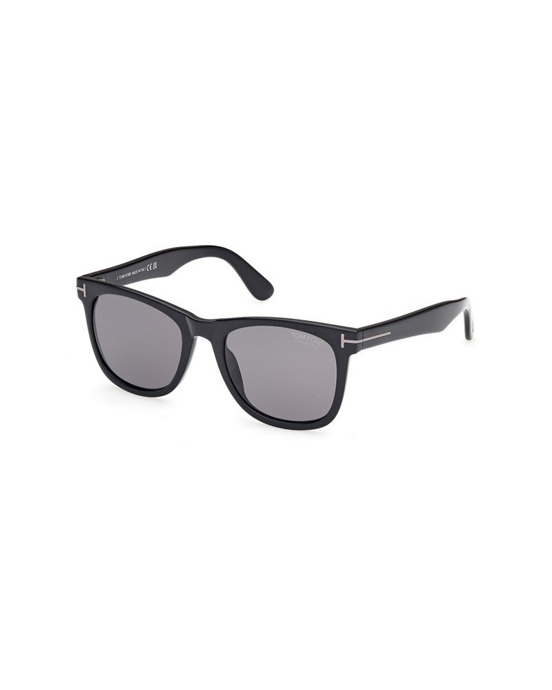Okulary przeciwsłoneczne Tom Ford FT 1099-N 52 01D Czarne Męskie Prostokątne