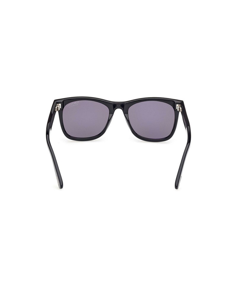 Okulary przeciwsłoneczne Tom Ford FT 1099-N 52 01D Czarne Męskie Prostokątne