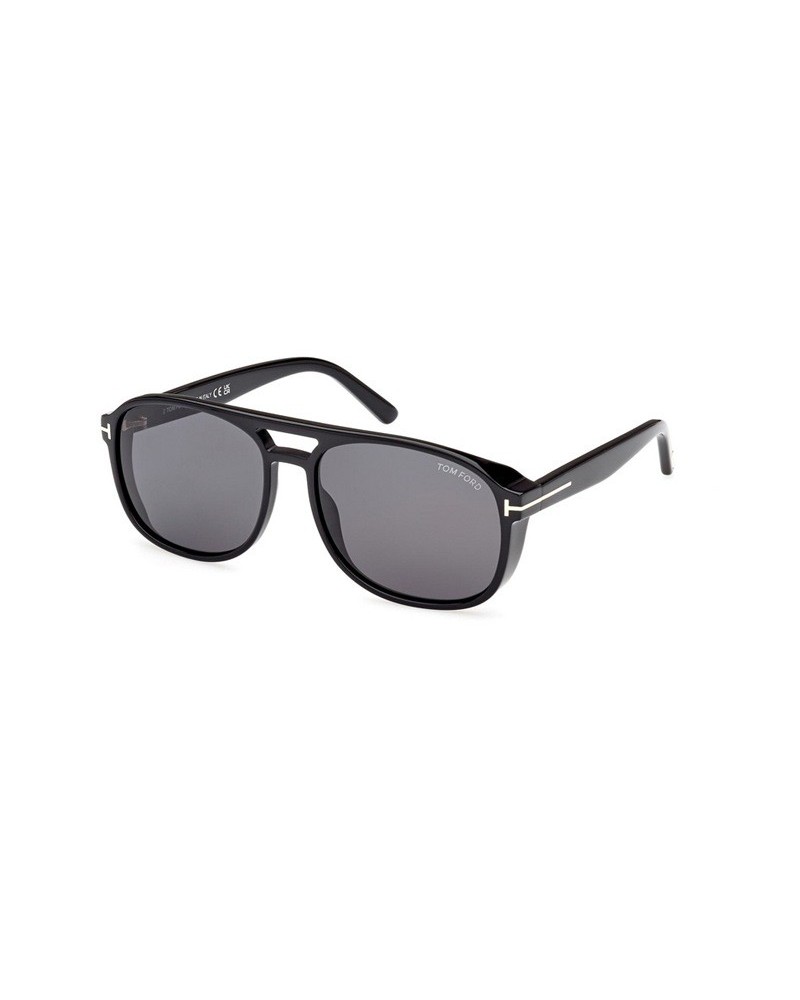 Okulary przeciwsłoneczne Tom Ford FT 1022 58 01A Czarne Męskie Aviator