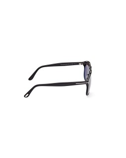 Okulary przeciwsłoneczne Tom Ford FT 1000 58 01A Czarne Męskie Prostokątne