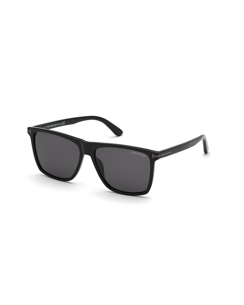 Okulary przeciwsłoneczne Tom Ford FT 0832-N 59 01A Czarne Męskie Prostokątne