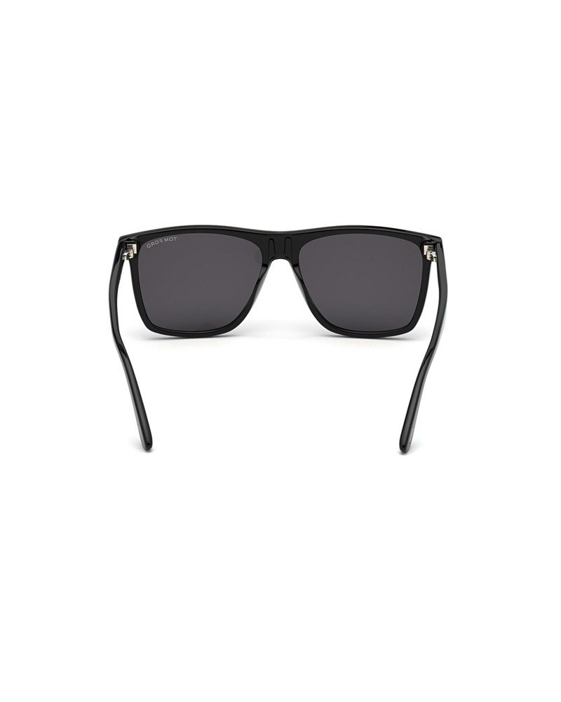 Okulary przeciwsłoneczne Tom Ford FT 0832-N 59 01A Czarne Męskie Prostokątne