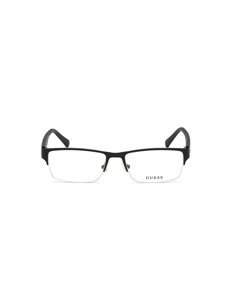 Okulary korekcyjne Guess GU 50017 56 002 Czarne Unisex Prostokątne