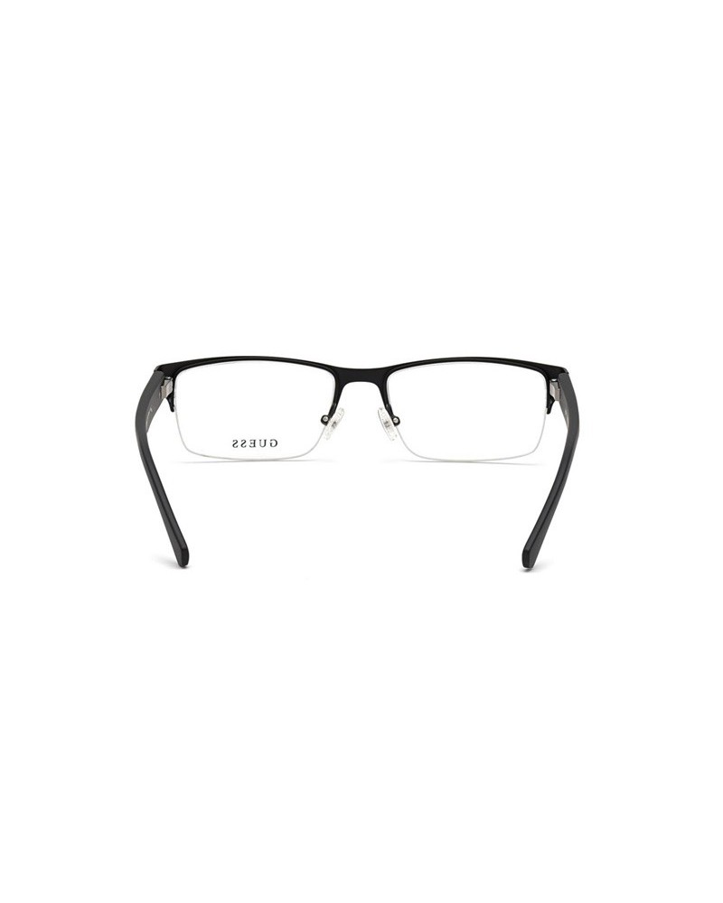 Okulary korekcyjne Guess GU 50017 56 002 Czarne Unisex Prostokątne
