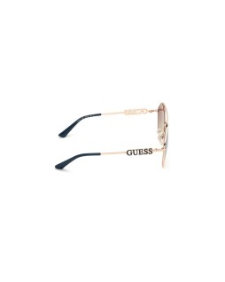 Okulary przeciwsłoneczne Guess GU 7644 59 28W Złoty Damskie Okrągłe