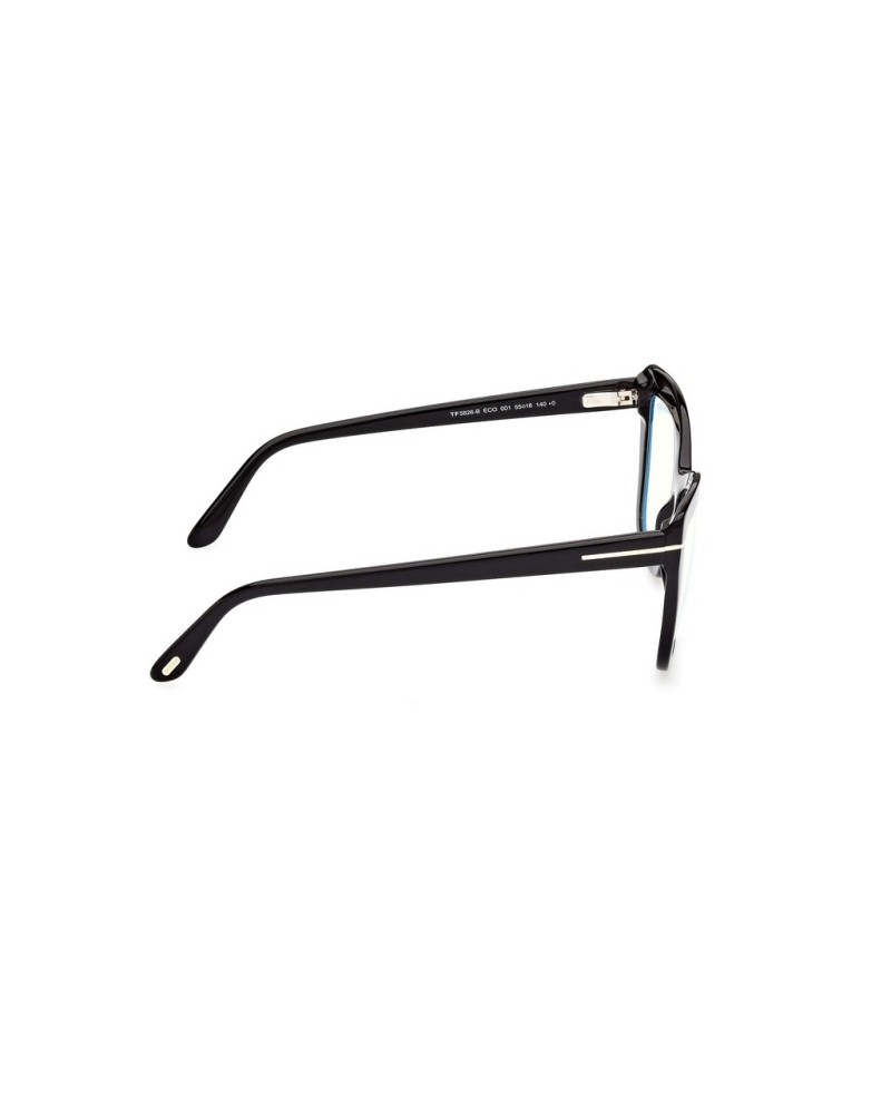 Okulary korekcyjne Tom Ford FT 5826-B 55 001 Czarne Damskie Kocie
