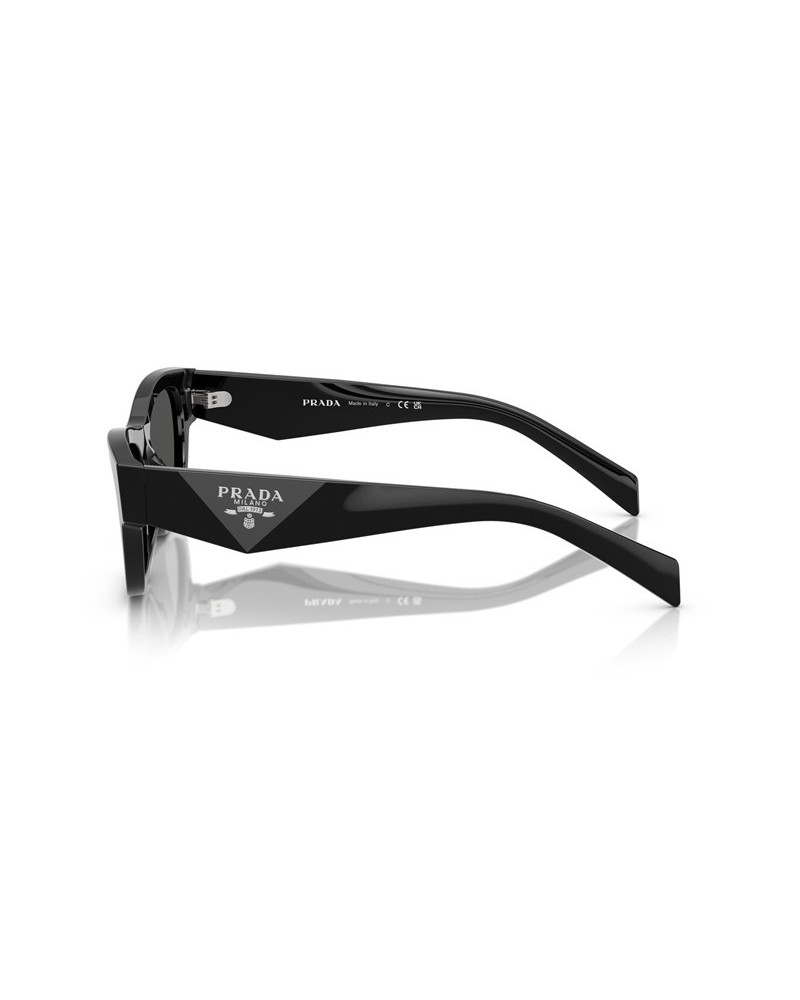 Okulary przeciwsłoneczne Prada PR B09S 54 16K08Z Czarne Damskie Motylki
