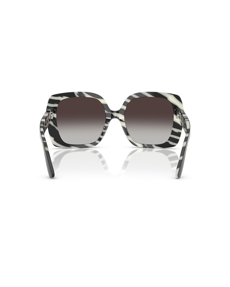 Okulary przeciwsłoneczne Dolce & Gabbana DG 4475 56 33728G Czarne Damskie Prostokątne