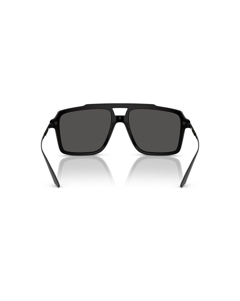 Okulary przeciwsłoneczne Dolce & Gabbana DG 4477 56 252587 Czarne Męskie Aviator