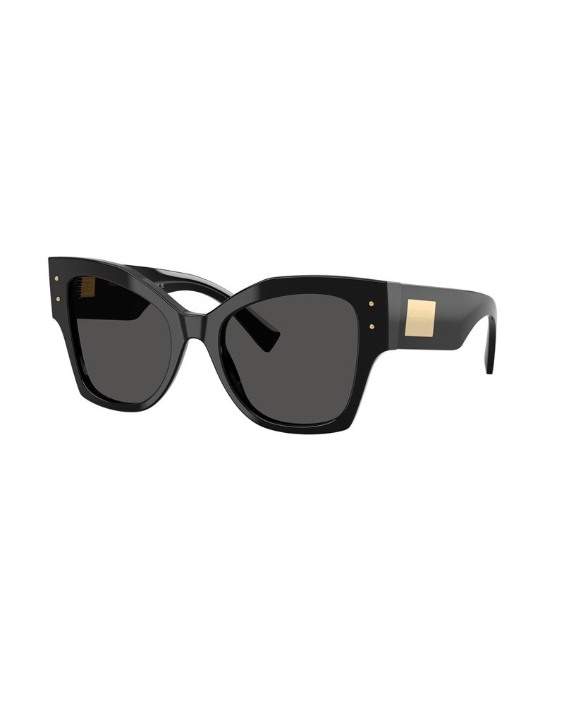 Okulary przeciwsłoneczne Dolce & Gabbana DG 4478 53 501/87 Czarne Damskie Kocie