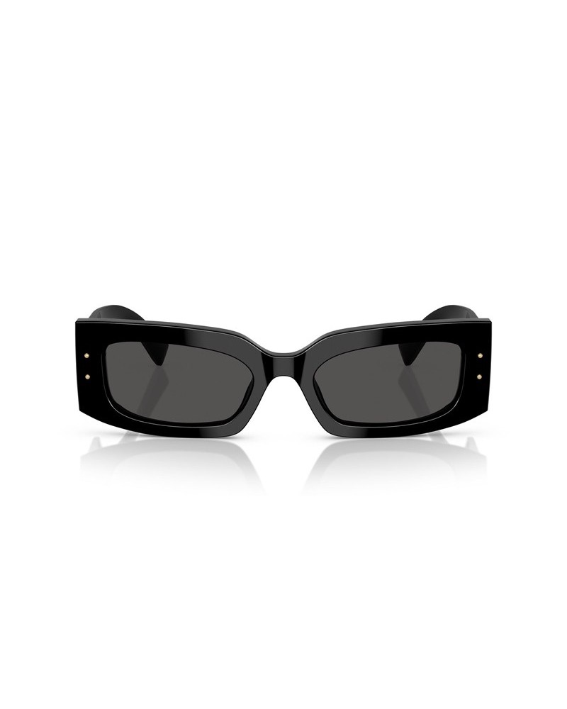 Okulary przeciwsłoneczne Dolce & Gabbana DG 4479 55 501/87 Czarne Damskie Prostokątne