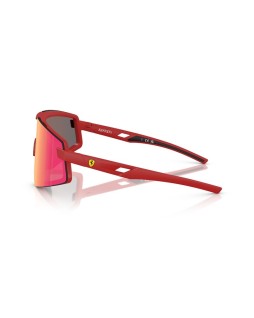 Okulary przeciwsłoneczne Scuderia Ferrari FZ 6009U 47 514/6Q Czerwone Męskie Geometryczne