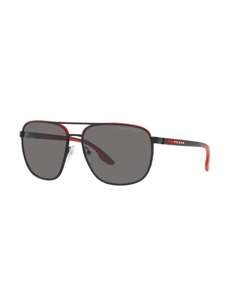 Okulary przeciwsłoneczne Prada PS 50YS 62 19G02G Wielokolorowe Męskie Aviator