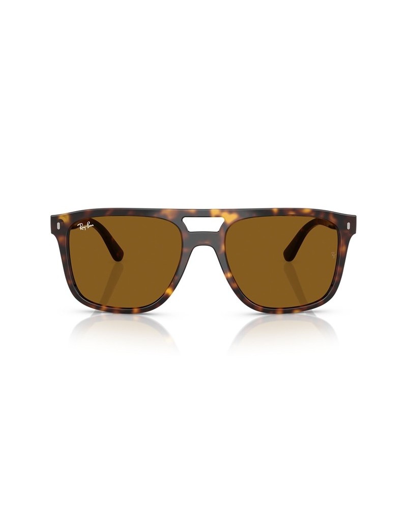 Okulary przeciwsłoneczne Ray-Ban RB 2213 58 902/33 Brązowe Unisex Prostokątne