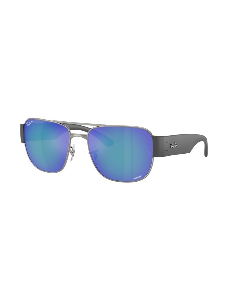 Okulary przeciwsłoneczne Ray-Ban RB 3756CH 59 004/4L Wielokolorowe Unisex Prostokątne
