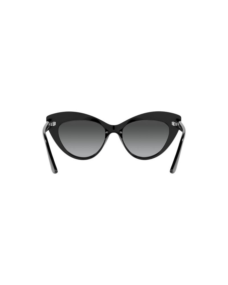 Okulary przeciwsłoneczne Vogue VO 5377S 52 W44/11 Czarne Damskie Kocie