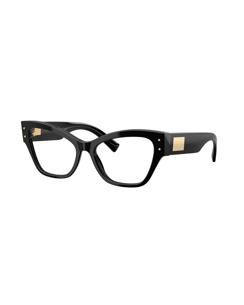 Okulary korekcyjne Dolce & Gabbana DG 3404 54 501 Czarne Damskie Motylki