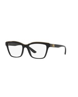 Okulary korekcyjne Dolce & Gabbana DG 5064 53 501 Czarne Damskie Prostokątne