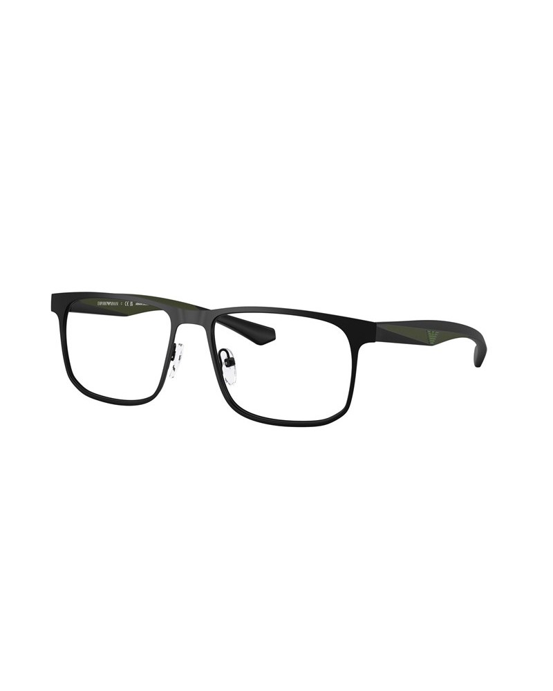 Okulary korekcyjne Emporio Armani EA 1163 55 3001 Czarne Męskie Prostokątne