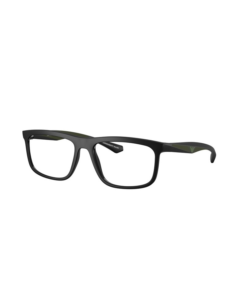 Okulary korekcyjne Emporio Armani EA 3246 55 5001 Czarne Męskie Prostokątne
