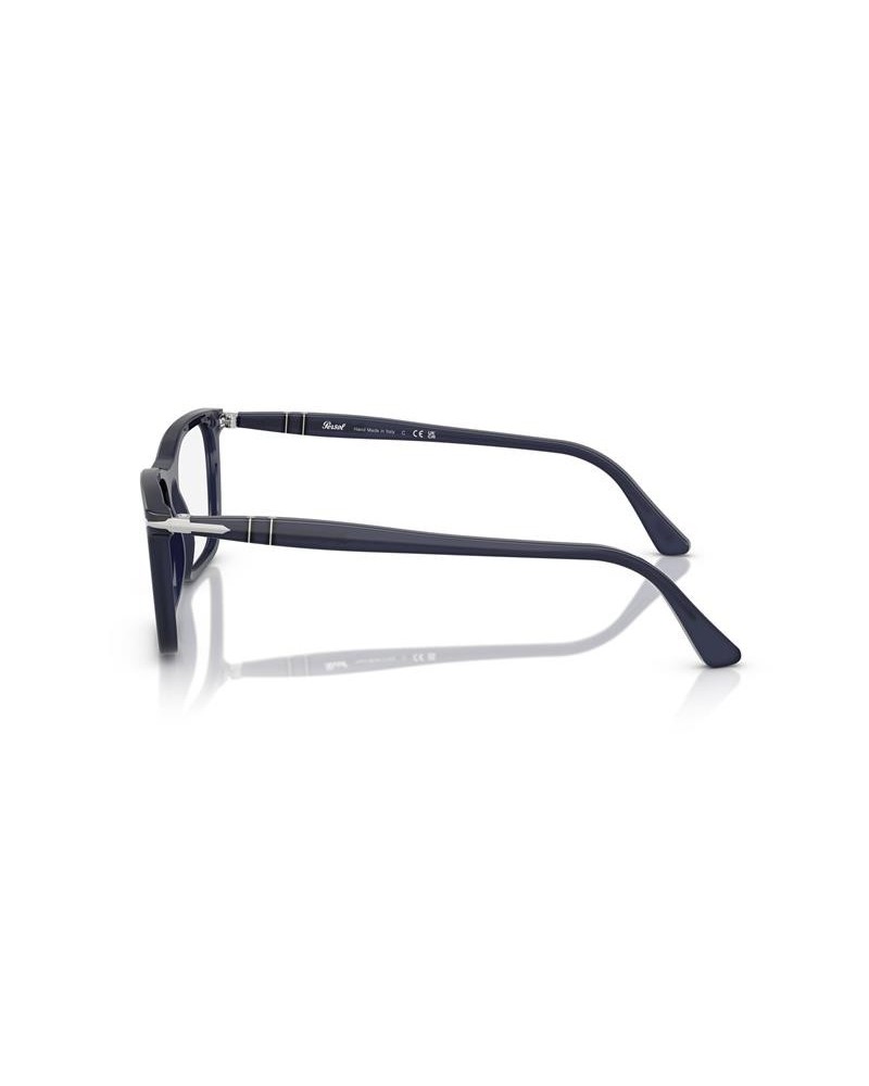 Okulary korekcyjne Persol PO 3358V 56 1217 Niebieskie Unisex Prostokątne