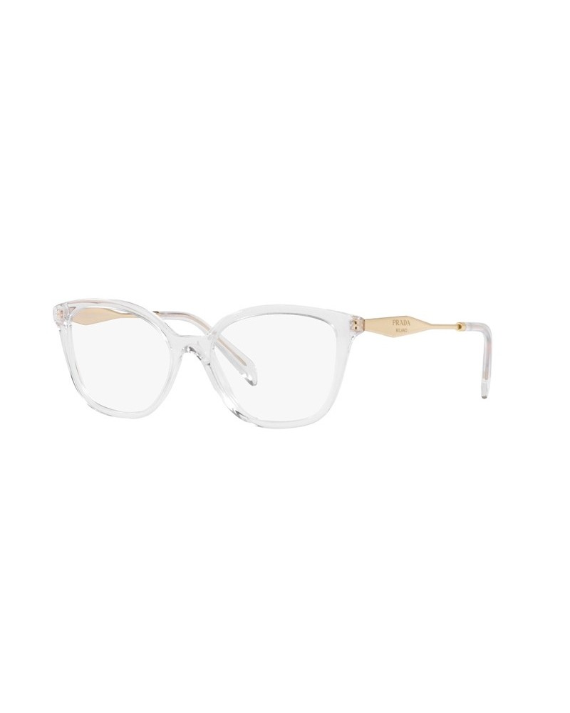 Okulary korekcyjne Prada PR 02ZV 52 2AZ1O1 Transparentne Damskie Motylki