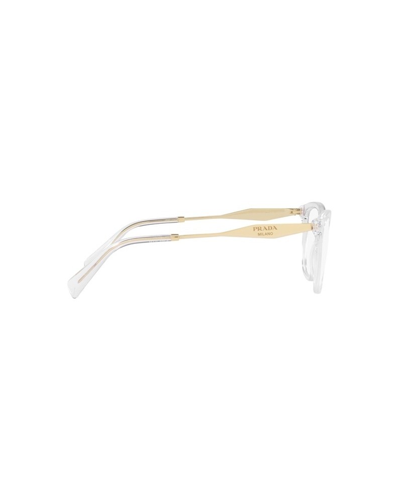 Okulary korekcyjne Prada PR 02ZV 52 2AZ1O1 Transparentne Damskie Motylki