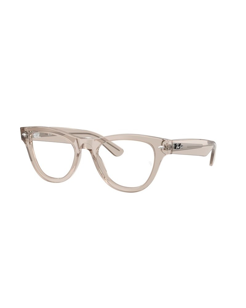 Okulary korekcyjne Ray-Ban RX 5510 52 8449 Brązowe Damskie Kocie