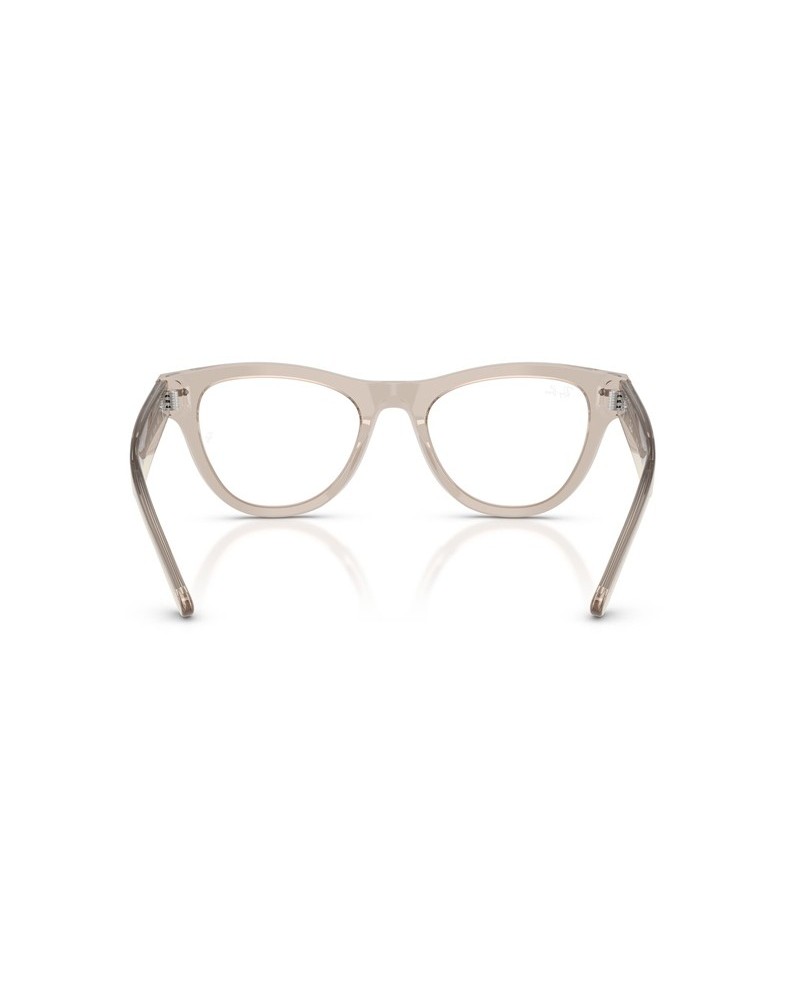 Okulary korekcyjne Ray-Ban RX 5510 52 8449 Brązowe Damskie Kocie