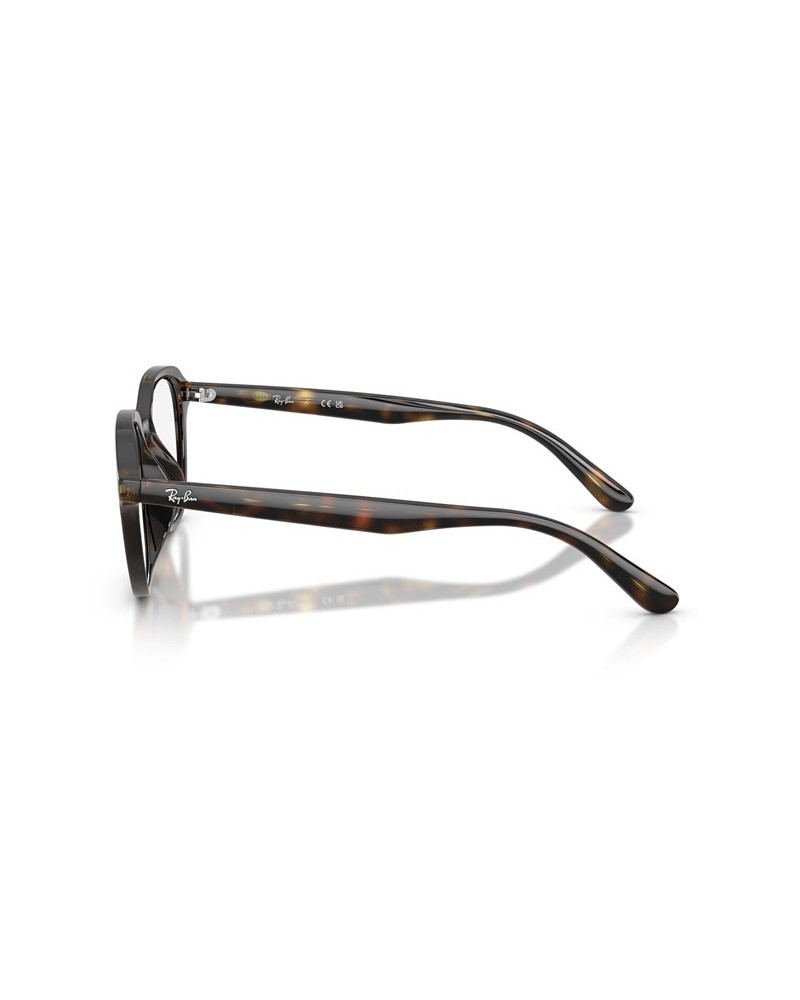 Okulary korekcyjne Ray-Ban RX 7259D 52 2012 Brązowe Męskie Prostokątne