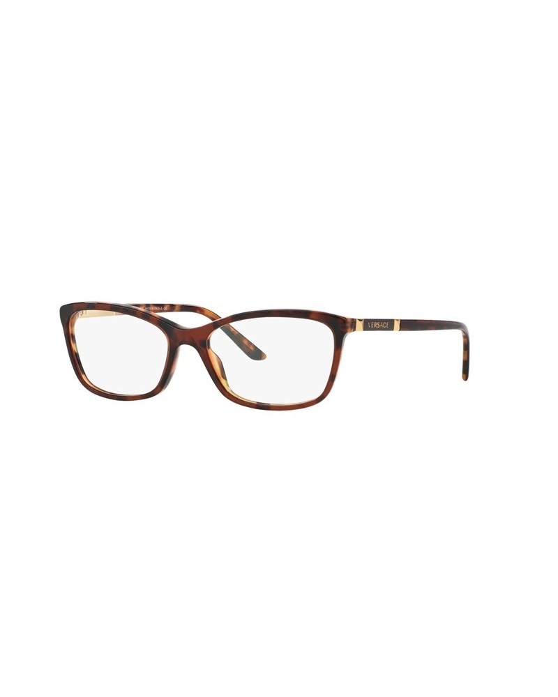 Okulary korekcyjne Versace VE 3186 54 5077 Brązowe Damskie Motylki