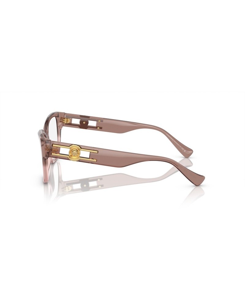 Okulary korekcyjne Versace VE 3347 52 5435 Wielokolorowe Damskie Prostokątne