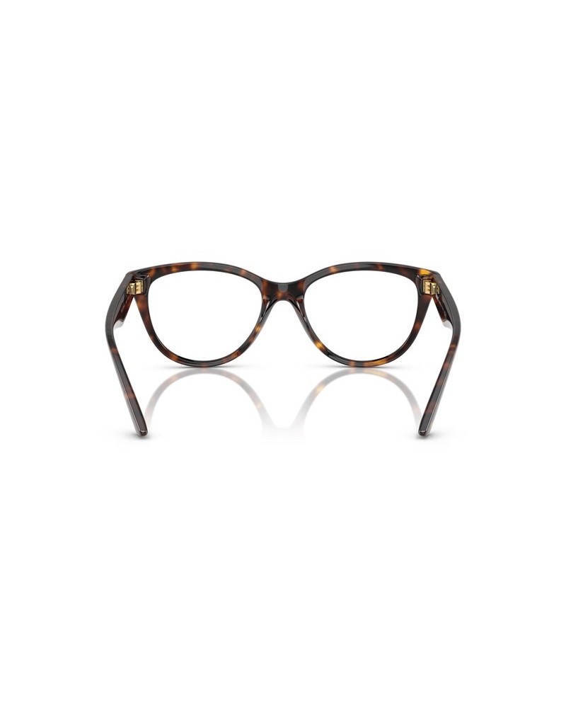 Okulary korekcyjne Versace VE 3365U 54 108 Brązowe Damskie Kocie