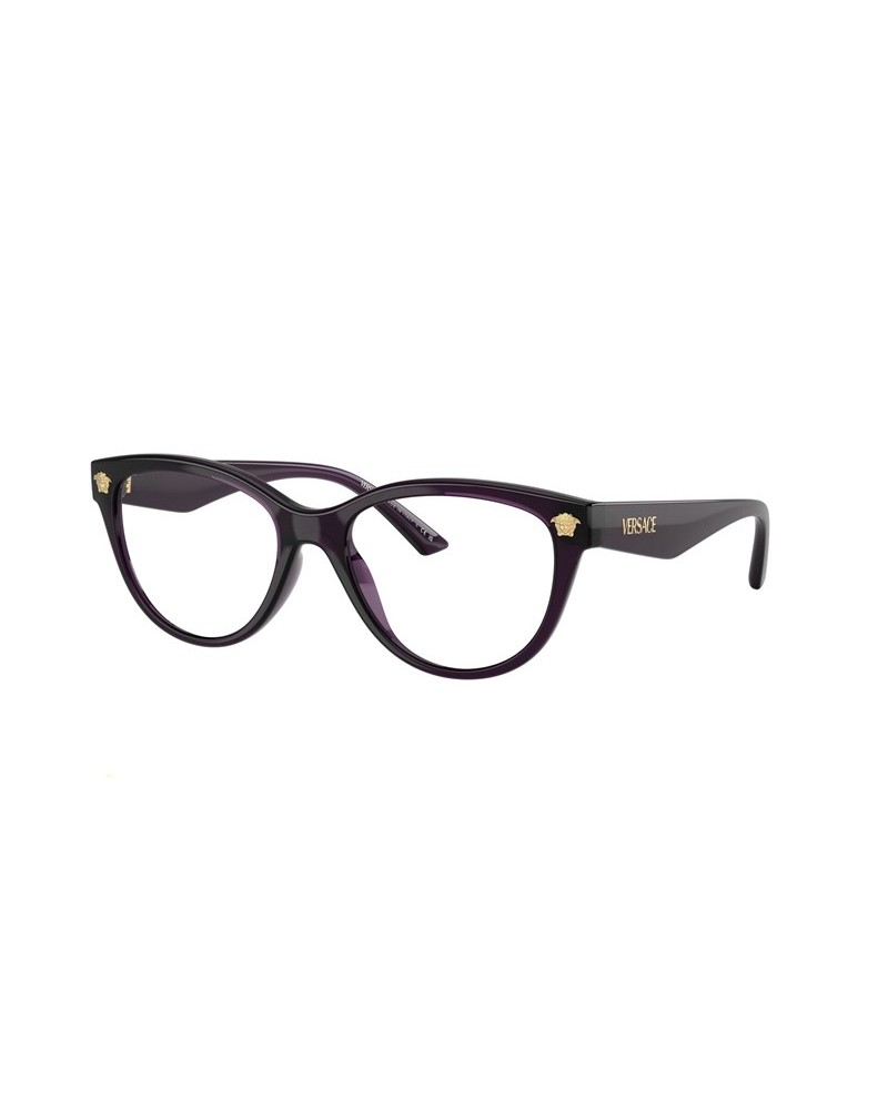 Okulary korekcyjne Versace VE 3365U 54 5263 Fioletowe Damskie Kocie