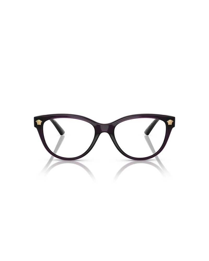 Okulary korekcyjne Versace VE 3365U 54 5263 Fioletowe Damskie Kocie
