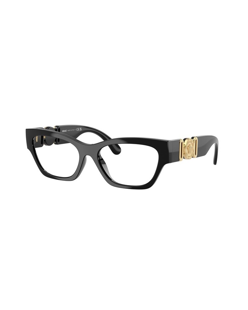 Okulary korekcyjne Versace VE 3367U 54 GB1 Czarne Damskie Kocie