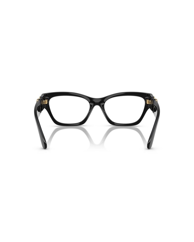 Okulary korekcyjne Versace VE 3367U 54 GB1 Czarne Damskie Kocie