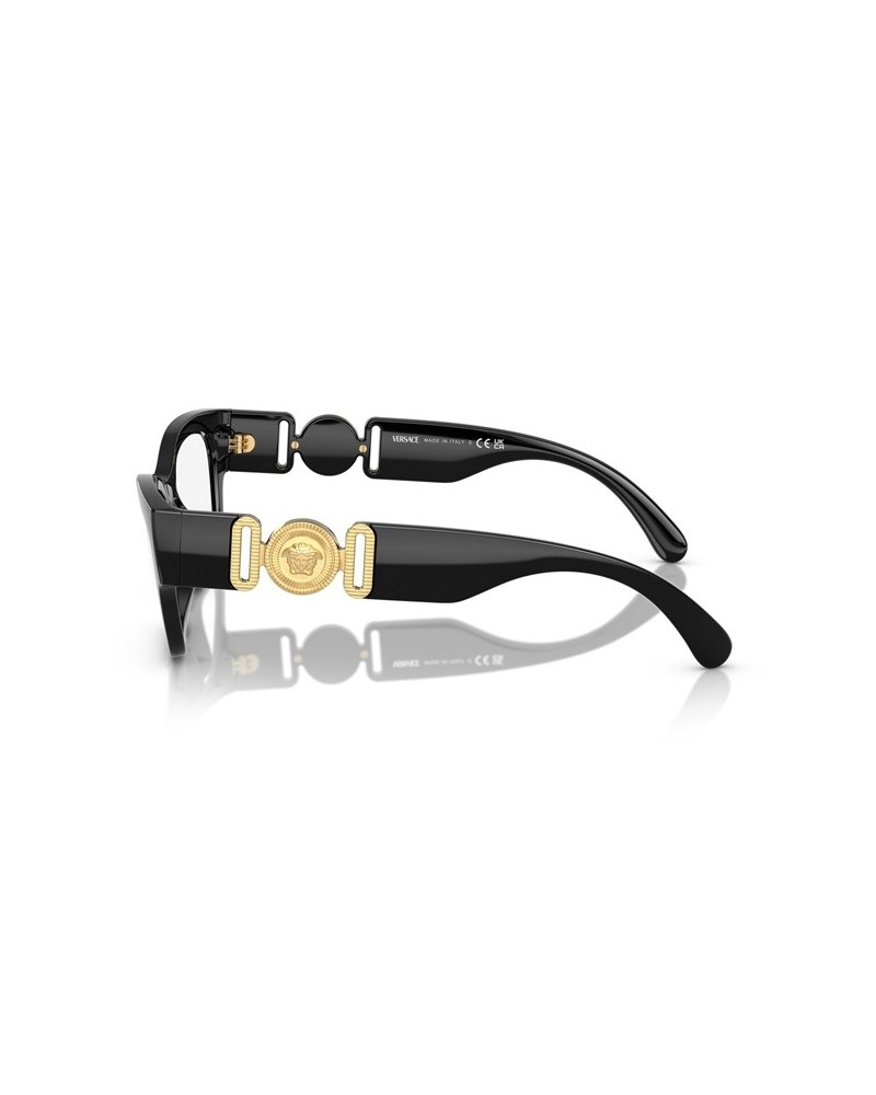 Okulary korekcyjne Versace VE 3367U 54 GB1 Czarne Damskie Kocie