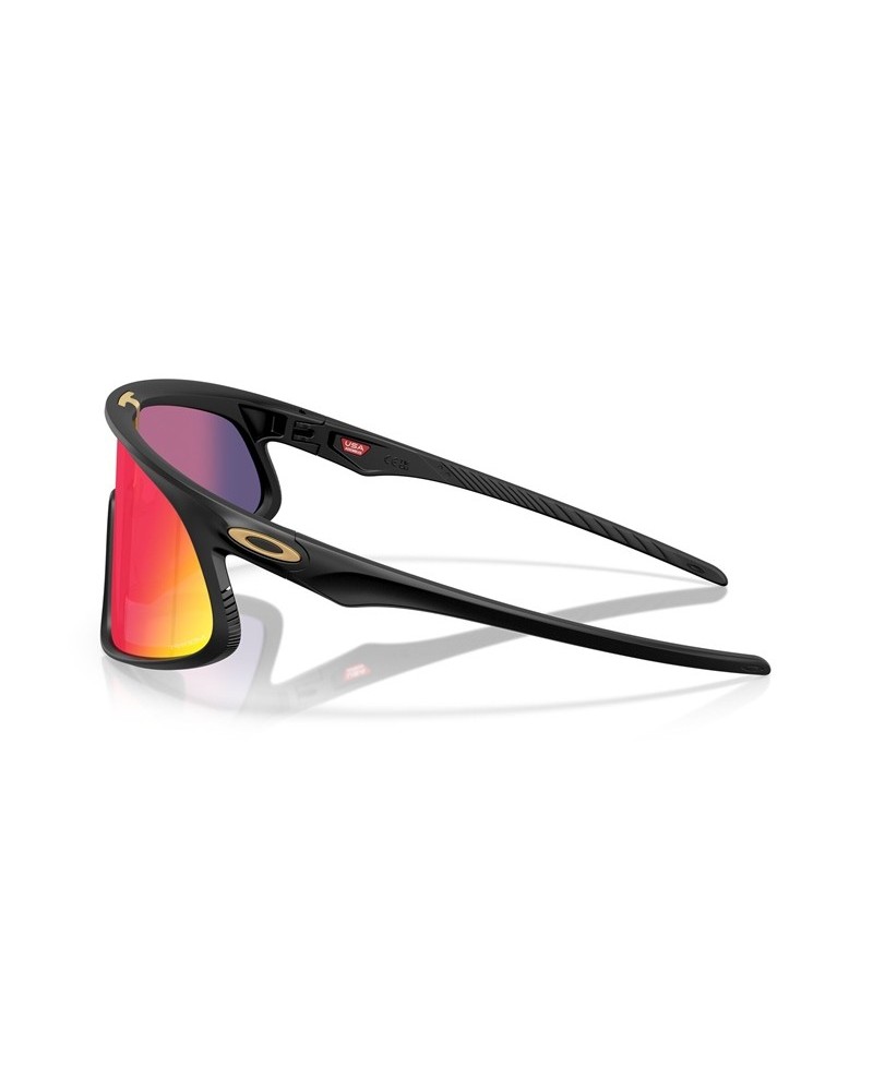 Okulary przeciwsłoneczne Oakley OO 9484D 49 948402 RSLV Czarne Unisex Prostokątne