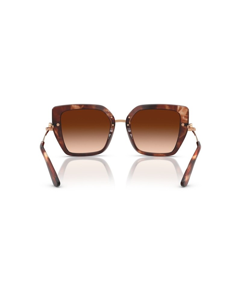 Okulary przeciwsłoneczne Dolce & Gabbana DG 4474 53 322274 Brązowe Damskie Motylki