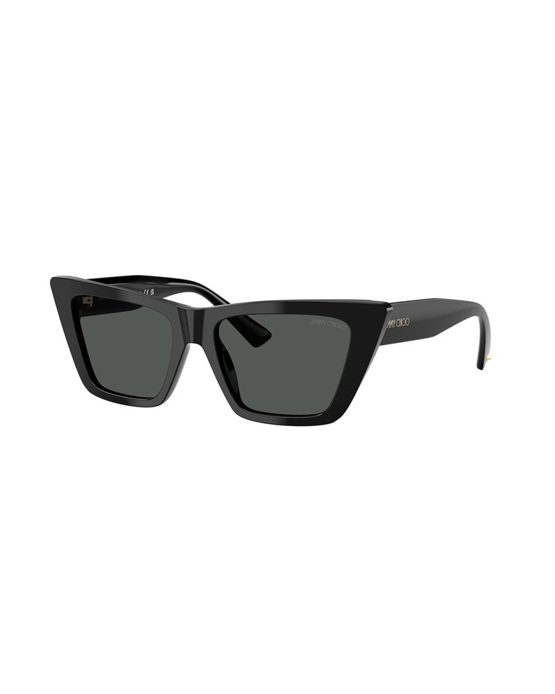 Okulary przeciwsłoneczne Jimmy Choo JC 5028 53 500087 Czarne Damskie Kocie