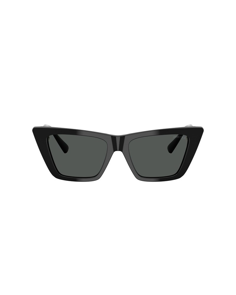Okulary przeciwsłoneczne Jimmy Choo JC 5028 53 500087 Czarne Damskie Kocie