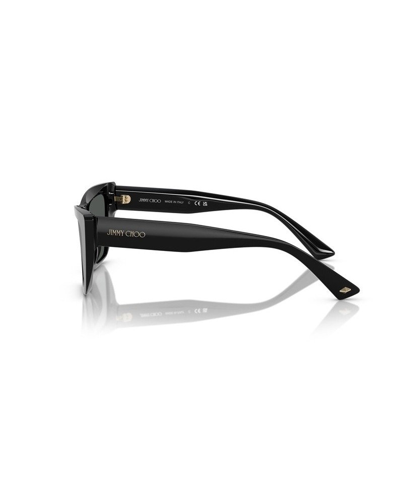 Okulary przeciwsłoneczne Jimmy Choo JC 5028 53 500087 Czarne Damskie Kocie