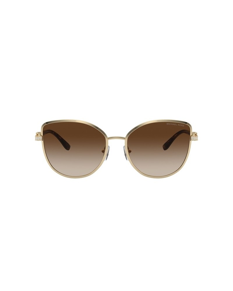 Okulary przeciwsłoneczne Michael Kors MK 1144B 56 101413 Złoty Damskie Kocie