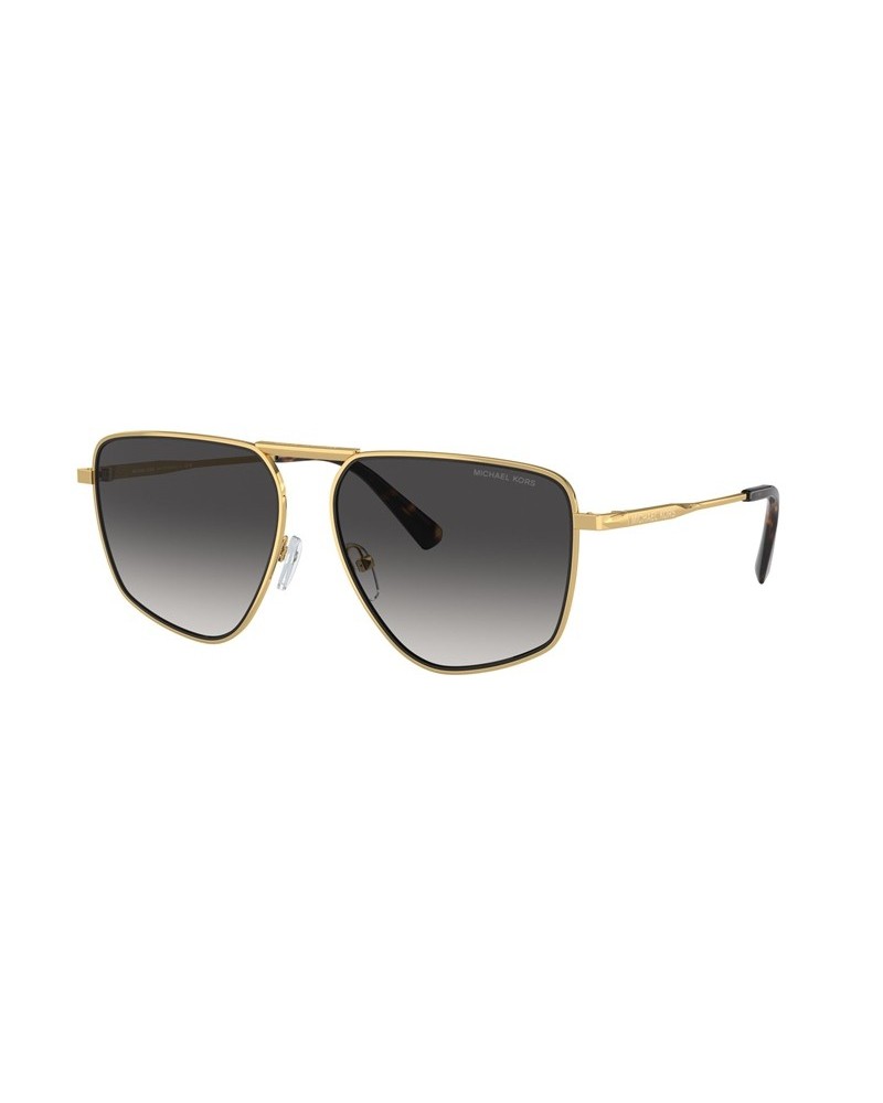 Okulary przeciwsłoneczne Michael Kors MK 1153 58 18968G Wielokolorowe Męskie Aviator