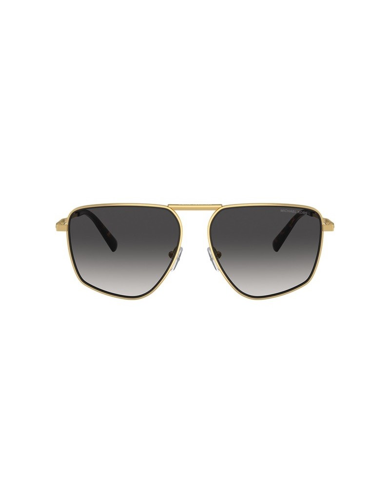 Okulary przeciwsłoneczne Michael Kors MK 1153 58 18968G Wielokolorowe Męskie Aviator