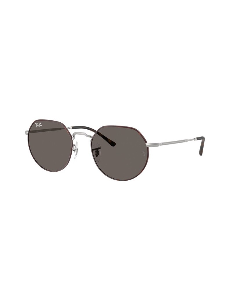 Okulary przeciwsłoneczne Ray-Ban RB 3565 55 9277B1 Srebrne Unisex Geometryczne