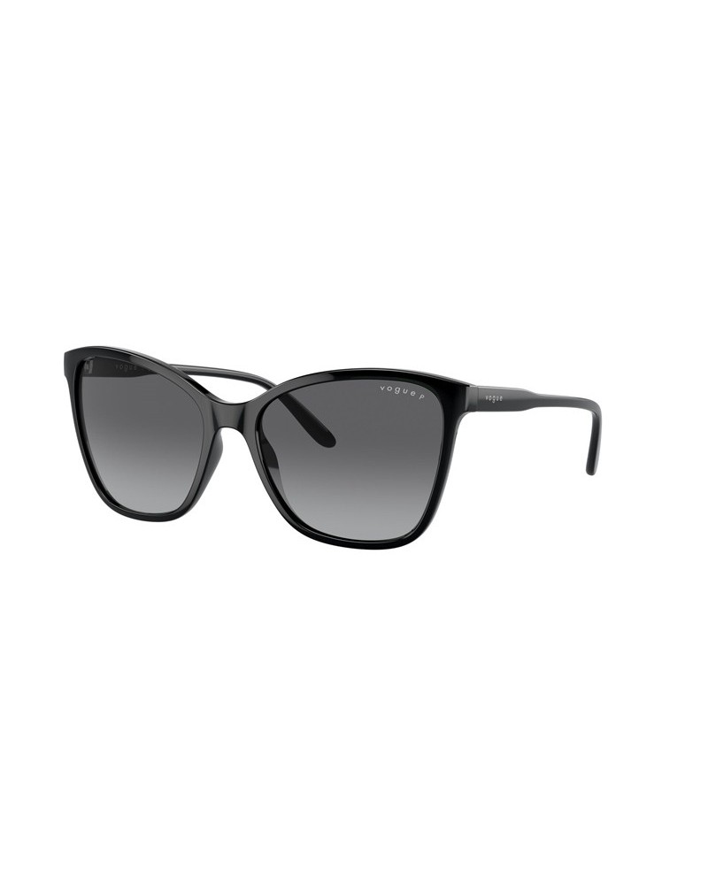 Okulary przeciwsłoneczne Vogue VO 5520S 56 W44/T3 Czarne Damskie Motylki