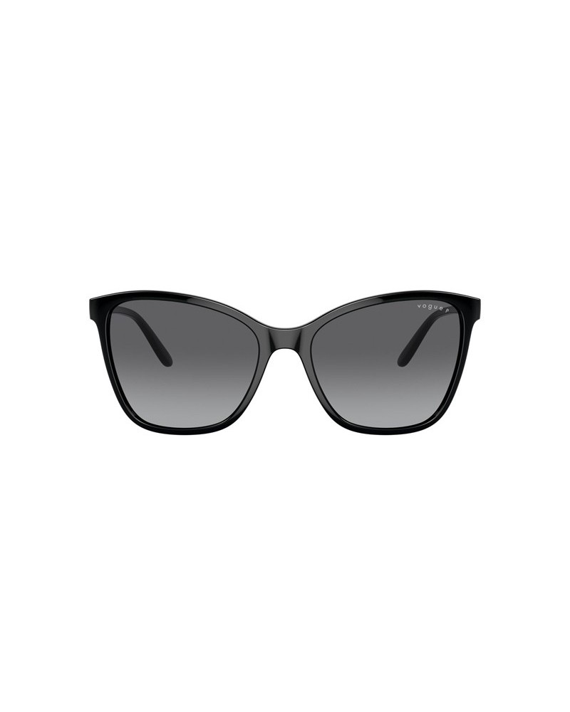 Okulary przeciwsłoneczne Vogue VO 5520S 56 W44/T3 Czarne Damskie Motylki